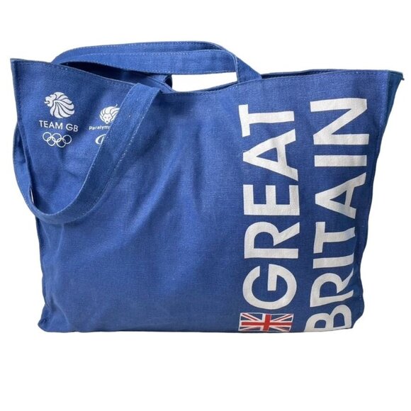 Great Britain Team GB Paralympics Tote Bag Blue u - Picture 1 of 8